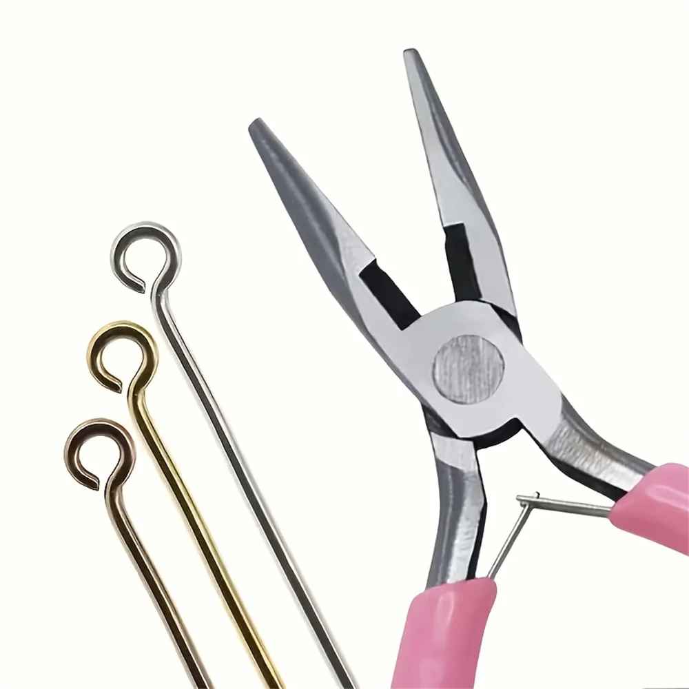 2pcs Black and Pink Portable Pliers Tools, Accessory Tools, Suitable for Beginners, Craft Enthusiasts, and Repair Enthusiasts