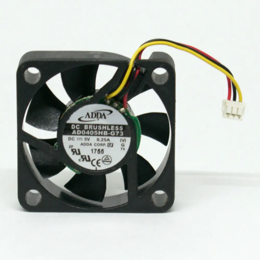 1pc ADDA AD0405HB-G73 40x40x10mm 4010 5V 0.25A 3pin 7 Blades DC Brushless Fan