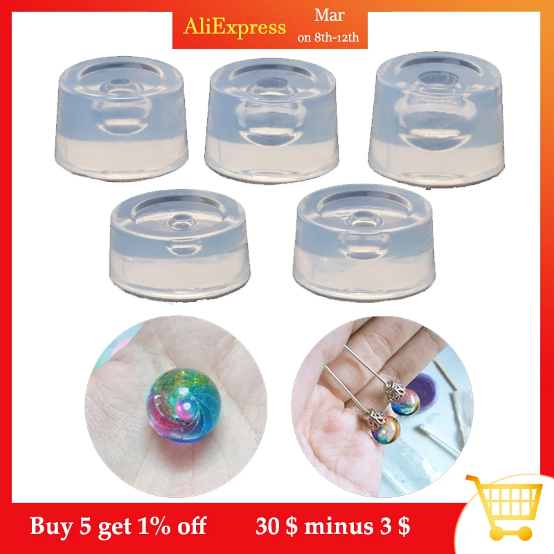 Jewelry Mold Transparent Silicone Mould Resin Universe Ball Epoxy Resin Molds Jewelry Making
