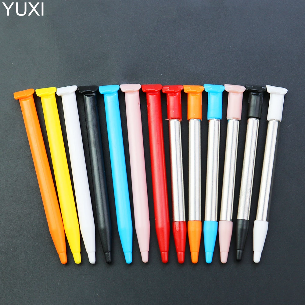 YUXI 1PCS Touch Pen Metal Telescopic Pen & Touch Pen Plastic for New 2DS LL XL