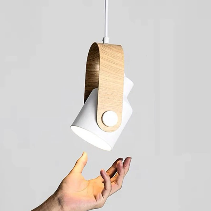 Modern LED Pendant Light Simple Iron Dining Bedroom Pendant Lamps Indoor Hanging Droplight Lighting Fixture Home Decor Suspensio