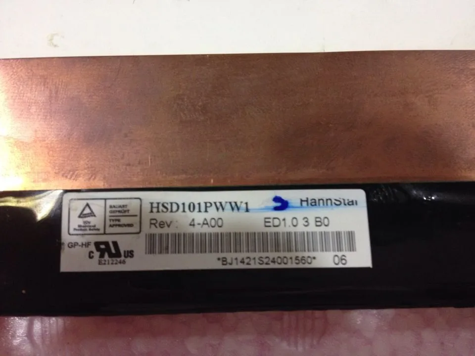 HSD101PWW1 John color 10.1 thin LED 1280*800 LCD screen