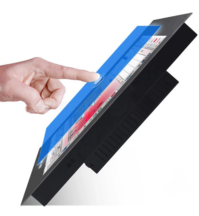 12 12.1 Inch Industrial Display Single Touch Screen Industrial Monitor VGA HDMI DVI USB Buckles Mounting 1024*768