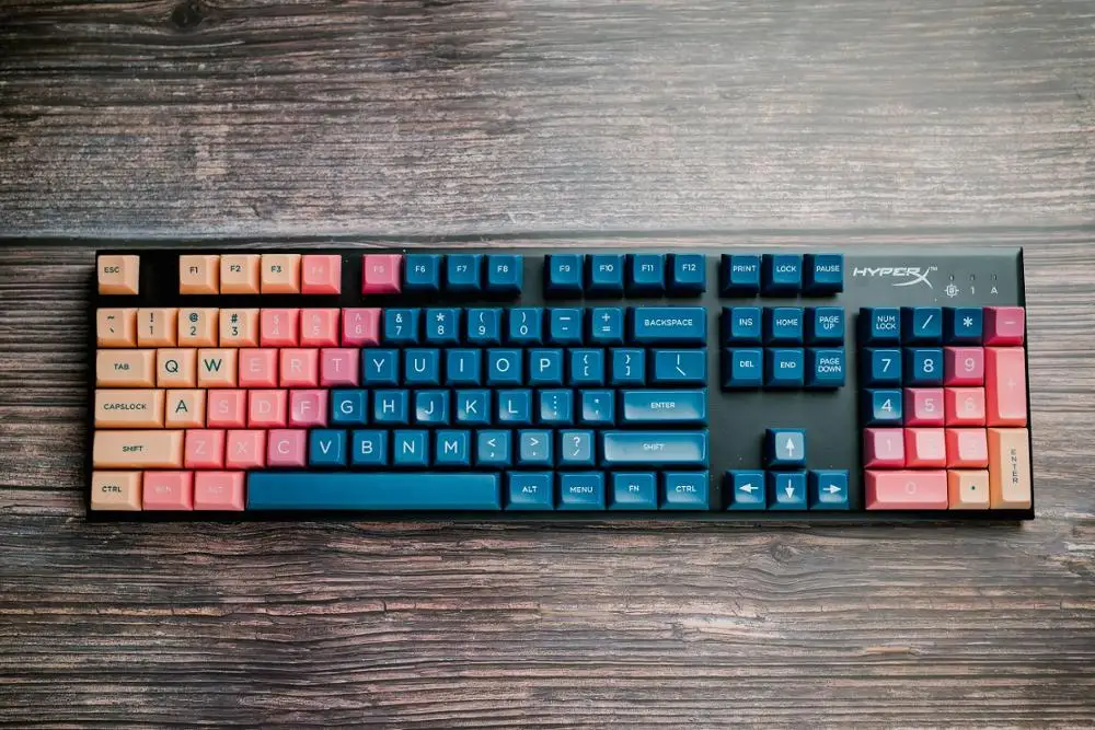Vilebloom SA  vilebloom Keycap Set abs plastic retro beige for mechanical keyboard beige grey cyan gh60 xd64 xd84 xd96 87 104
