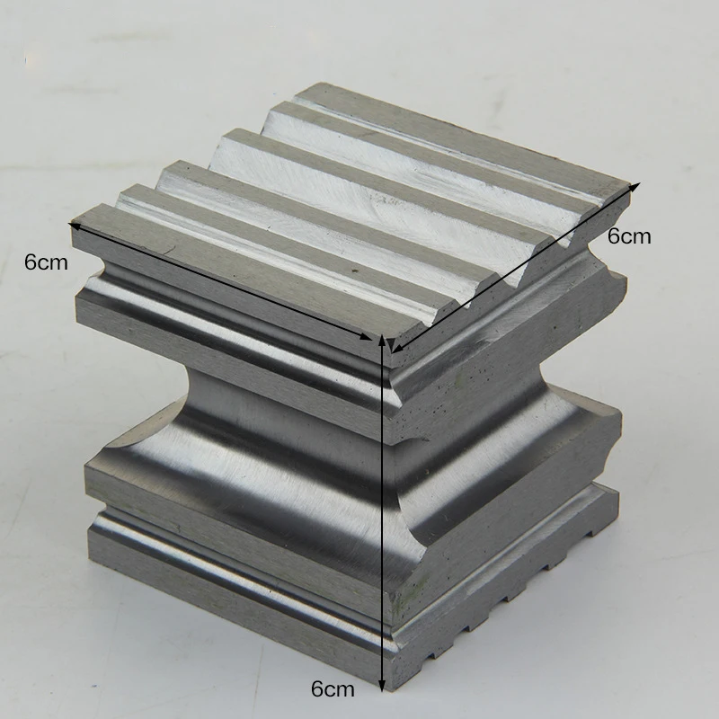 Multifunctional Square Steel Doming Dapping Block High Hardness Four-sided Iron Channel Punch Forming Tool For Jewelry