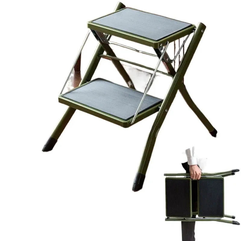 Foldable Step Stool for Asista Thickened Household Kitchen Ladder Stool Dual Purpose Portable Outdoor Car Washing Footstool