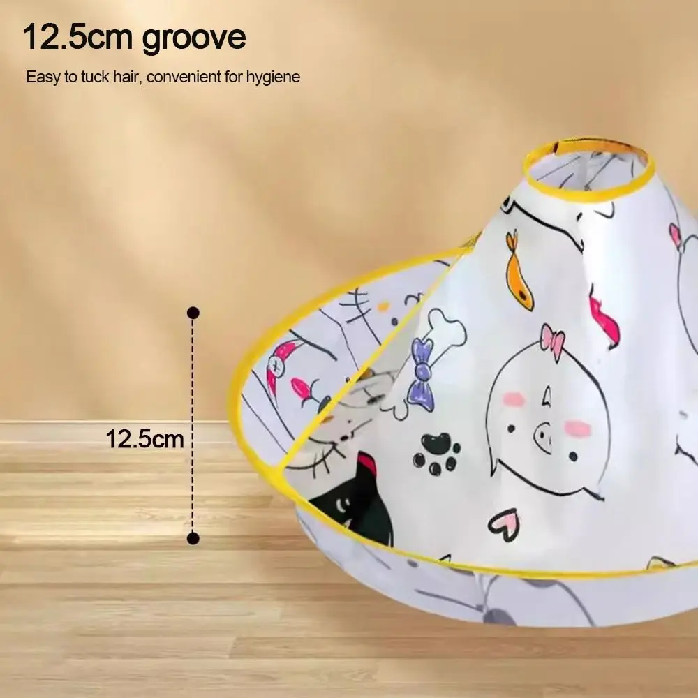 Colorful Hair Cutting Cape Foldable Waterproof Hair Cutting Gown Cloak Umbrella Reusable Hairdresser Apron