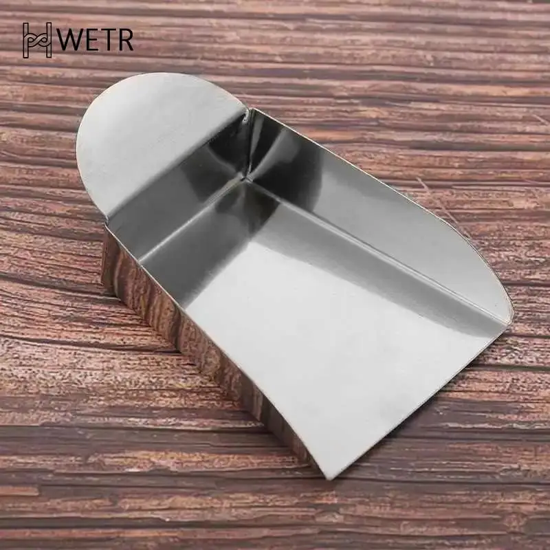 Jewelry Shovel Jewelry Scoop for Pearls Gemstones Diamond Beads Scoop Steel Otolith Shovel Tools with Plate Handle Jewelry Tools