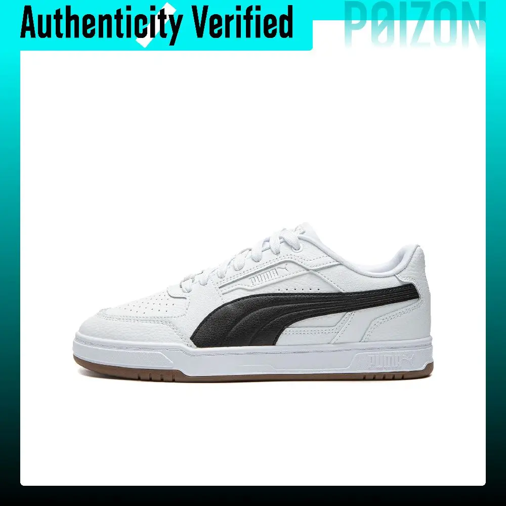 PUMA Caven 3 Low top Skateboard Shoes Unisex White Black 404490-04
