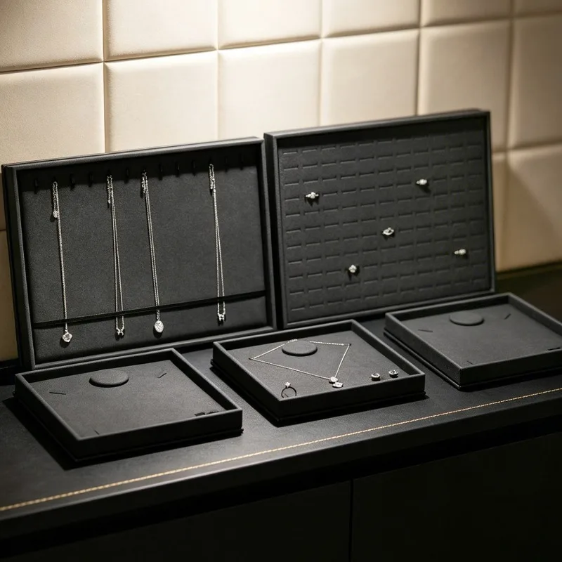 Vertical Jewelry Stand Modern Minimalist Necklace Display Stands Miniature Portable Earrings Organizer Holder Pendant Holders