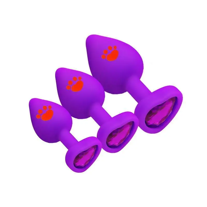 For Woman Men Gay Erotic Shop Adult Sex Toys Of Silicone Anue Plug Butt Plug G-spot Prostate Massager With Jewel Accessory