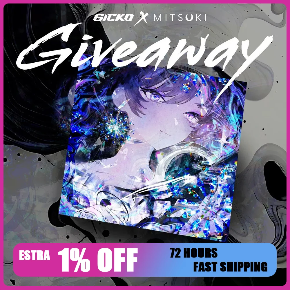 PAN Esports MITSUKI KOKU Glass Gaming Mousepad  FPS Both Control And Smooth Mouse Pad For VALORANT TTK CSGO PC Accessories Gifts