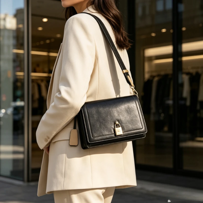Luxury Ladies Shoulder Bag Designer Leather Crossbody Handbag Elegant Women's Tote Purse Stylish Messenger Bag Timeless Classic