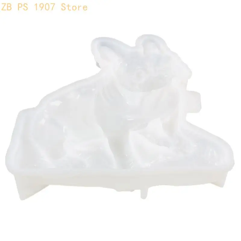 Large Dog Wall Hanging Mold Silicone Resin Mold Dog Shaped Epoxy Casting Molds 55KA