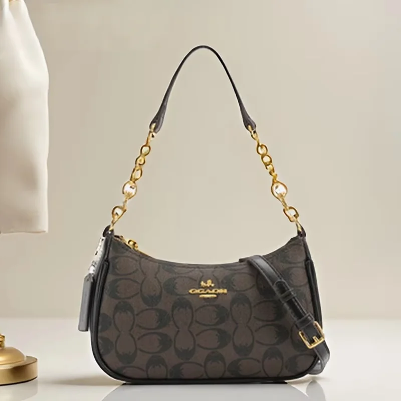 High-End Women's Underarm Shoulder Bag Classic Vintage Ladies Crossbody Handbag Elegant Designer Leather Messenger Bag For Women