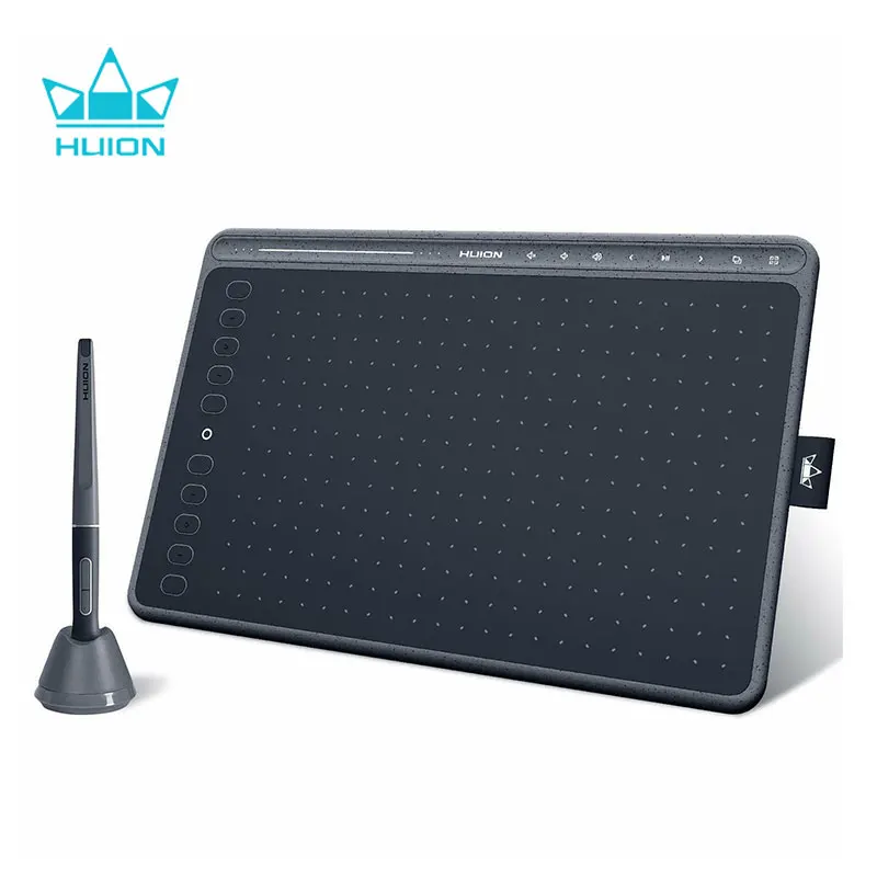 HUION HS611 Graphics Drawing Tablet with Battery-Free Stylus 10.1 Inch 8192 Levels Android Support Digital Art Tablet