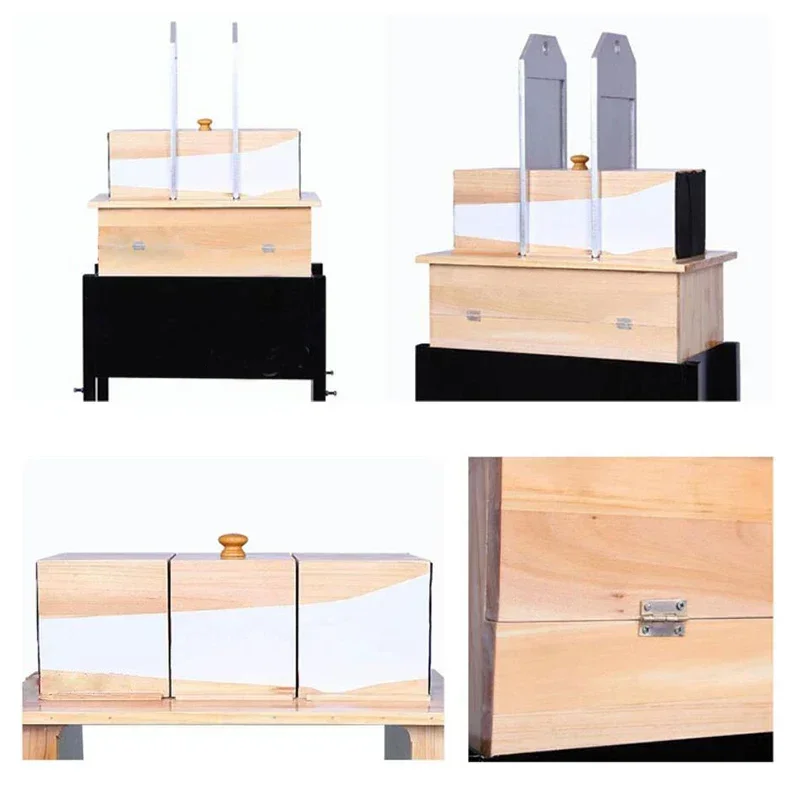 Tri-Section Illusion With Table and Carrying Case Magic Trick Professional Magician Magia Box Arm Stage Gimmick Props