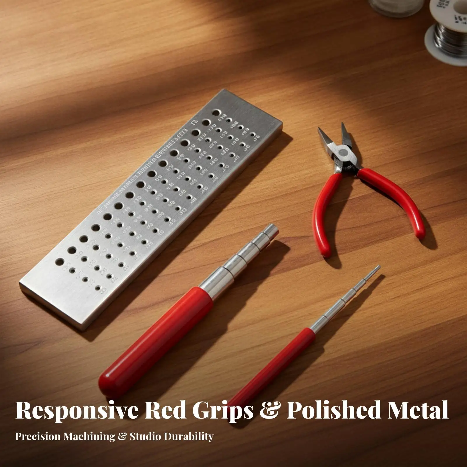 Complete Jewelry Tool Kit with Flat Pliers Forming Plate Two Mandrels for Beading Bracelet Necklace Making Supplies
