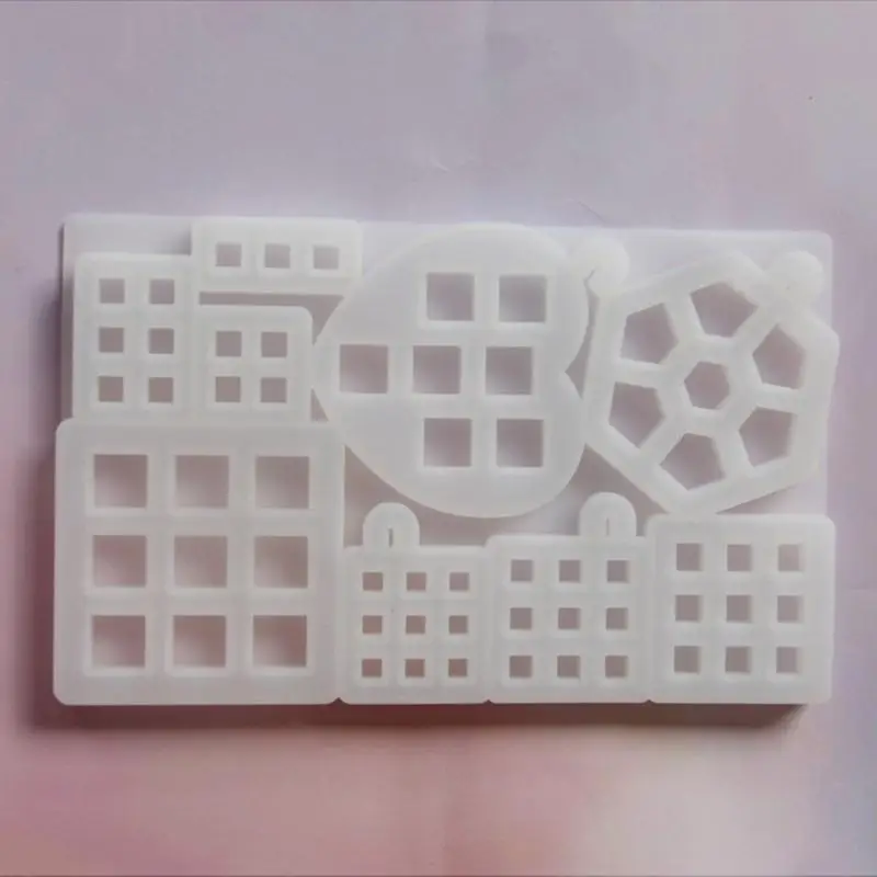 A52E Micro Silicone Crafting Mold Easy Demolding Miniature Tray Mold For DIY Miniature Crafts And Gifts