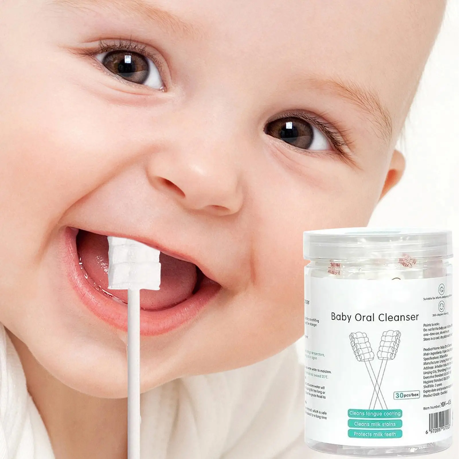 Tongue Cleaner for Babe Mouth Teeth Toothbrush Gum Hygienic Care Stick Mouth Care Cleaning Stick for Little Children Grooming