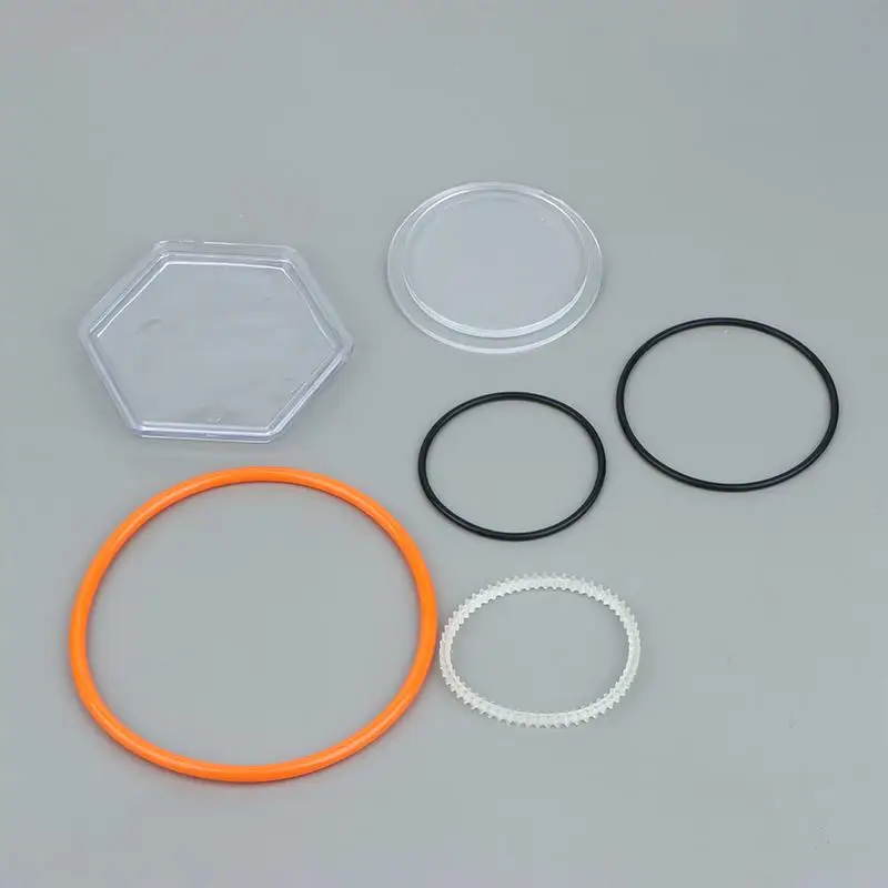 Rotary Tumbler Repair Accessory Rubber Roller Belt Seal Bucket Lid Replacement KT6808 Jewelry Machine Jewelers Metal Surface
