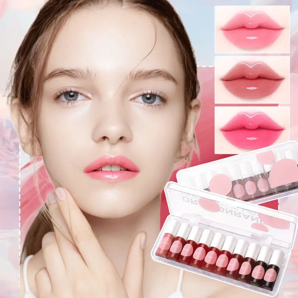 For For Dragon Ranee Waterproof Lip Stain Kit Glossy Moisturizer Liquid Lipstick Natural Plumping Cosmetic