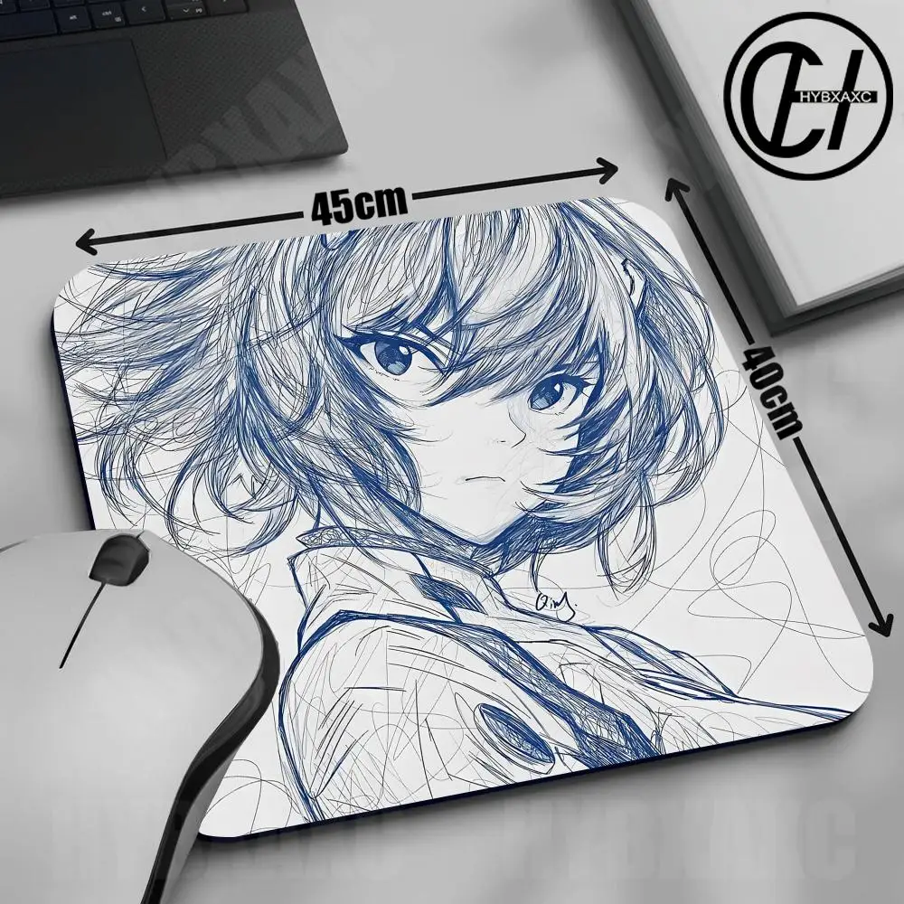 Anime Girls Pattern Mouse Pad Multiple sizes Large Square Computer Office Game Table Mats XS Desk Accessories Rubber Nonslip Mat