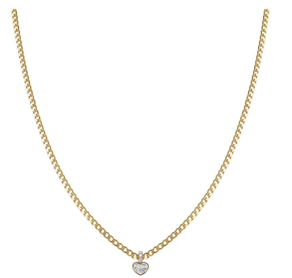 Custom Solid 14K AU585 Yellow Gold Women Pendants Necklaces Moissanite Diamond 1 2 3 4 5 Ct Heart Wedding Anniversary Engagement