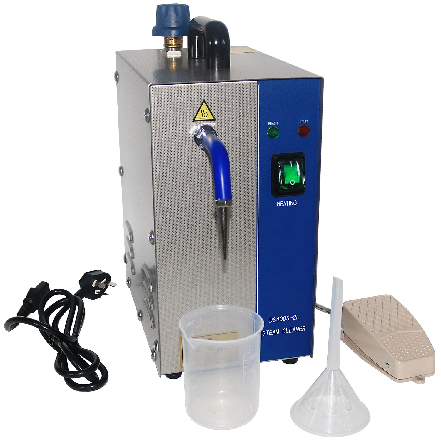 2L steam cleaning machine 1300W small steam cleaning machine steam jet jewelry electroplating polishing machine striking tools