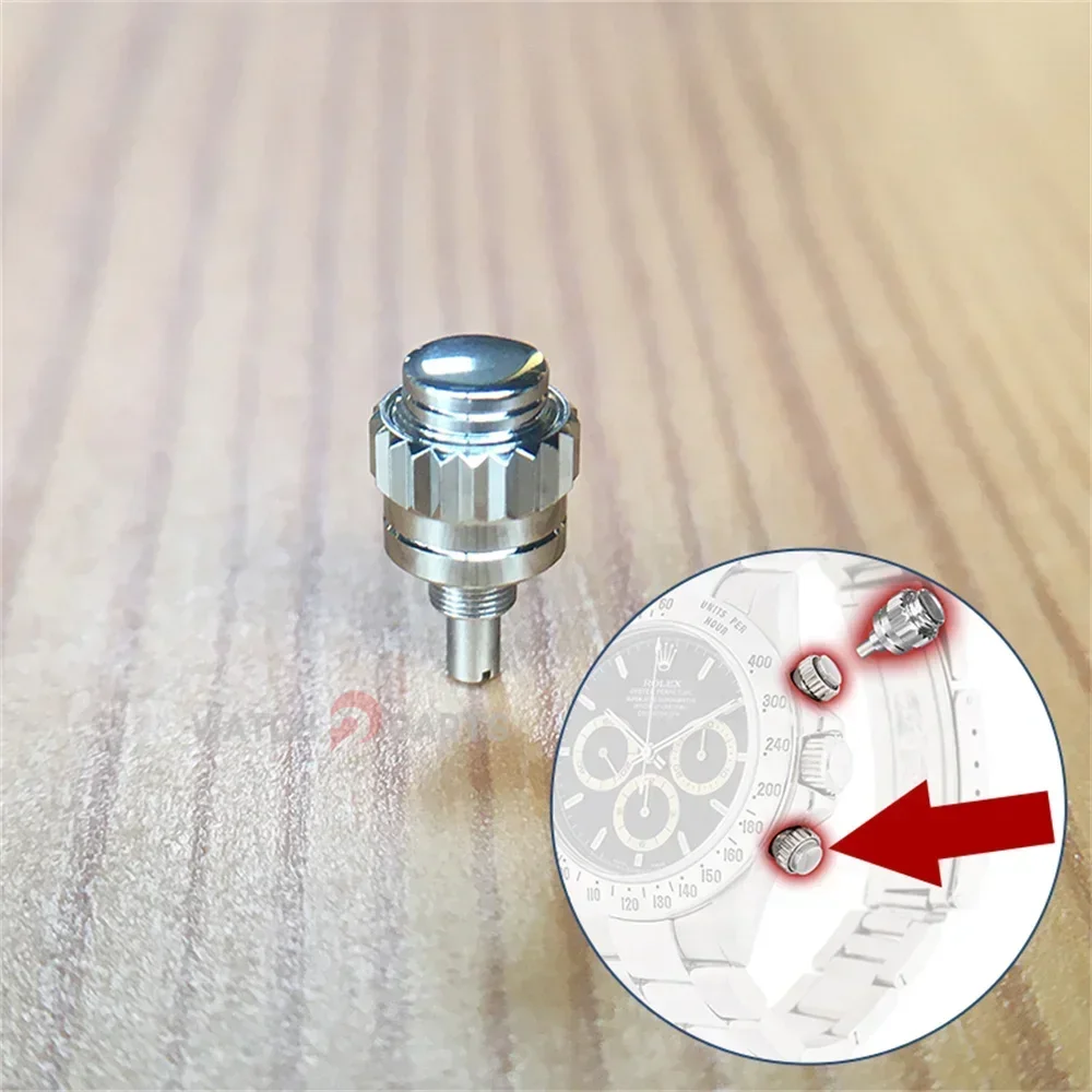 Brass Push Button for Rolex 16520 Daytona Zenith Watch Pusher