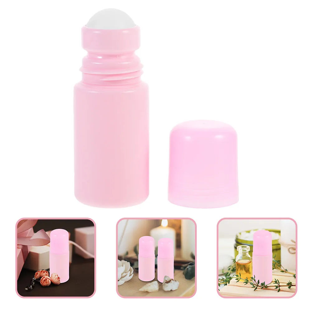 20Pcs Small Perfume Bottles 50Ml Roll on Design Sturdy Reusable Empty Bottles for Essential Oils Fragrance Liquid Storage