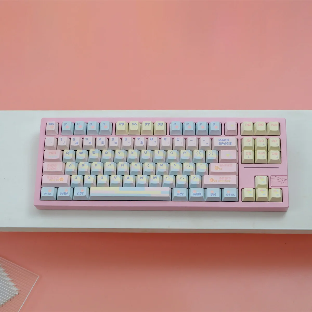 151 Keys Patchwork Candy Keycaps Sublimation PBT Keycap Cherry Profile Key Cap For MX Mechanical Keyboard 2.25U 2.75U ISO Enter