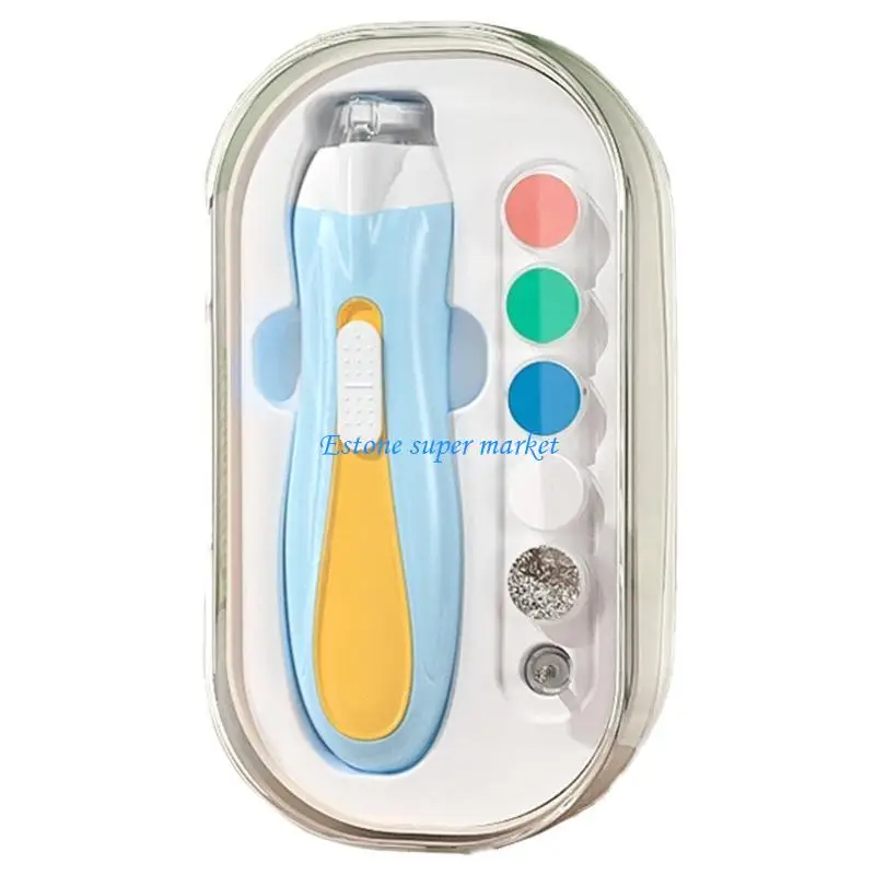 090B Gentle Electric Nails Buffer Comfortable Baby Nails Shaping Device Nails Filer for Baby Excellent for Home & Nursery Use