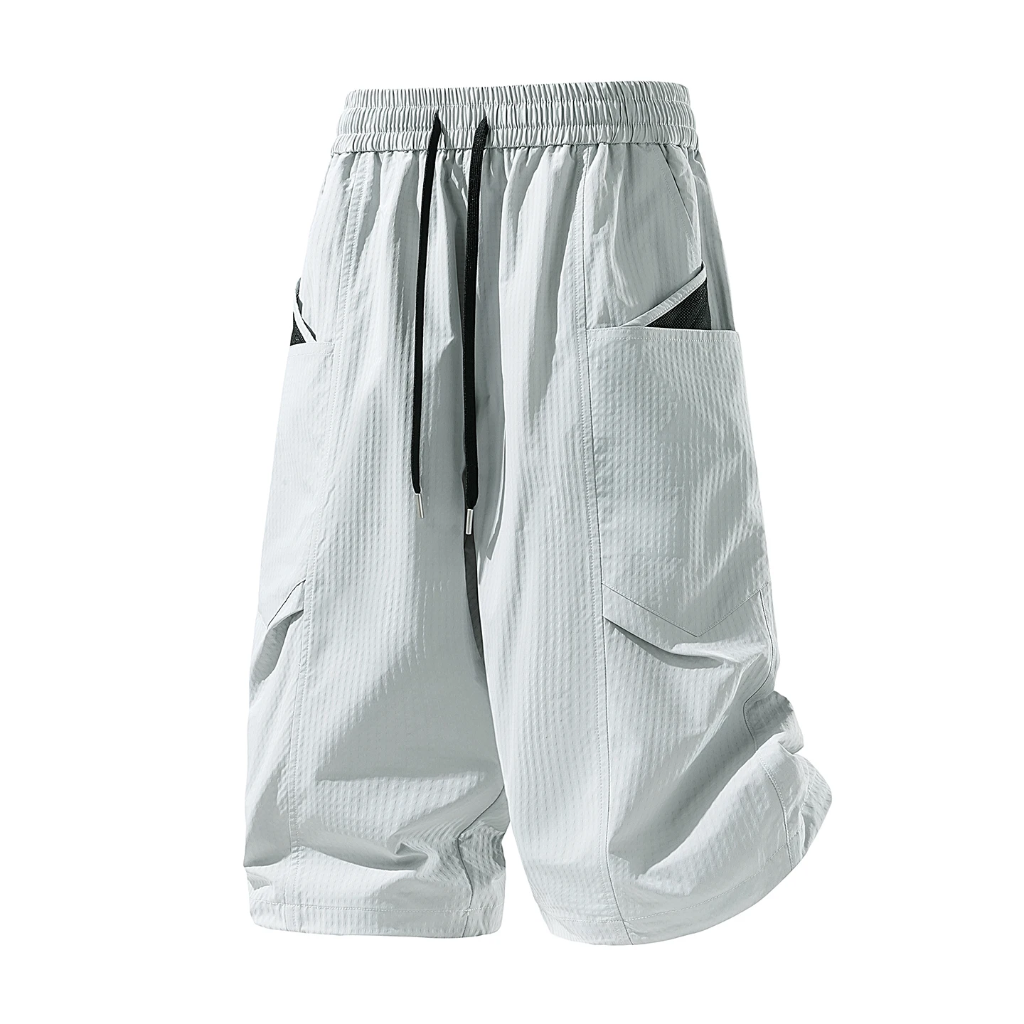 Men's 7-Point Shorts New Summer Fashion Jacquard Pattern Sports Casual Pants Simple Versatile Daily Outing Comfortable Trousers