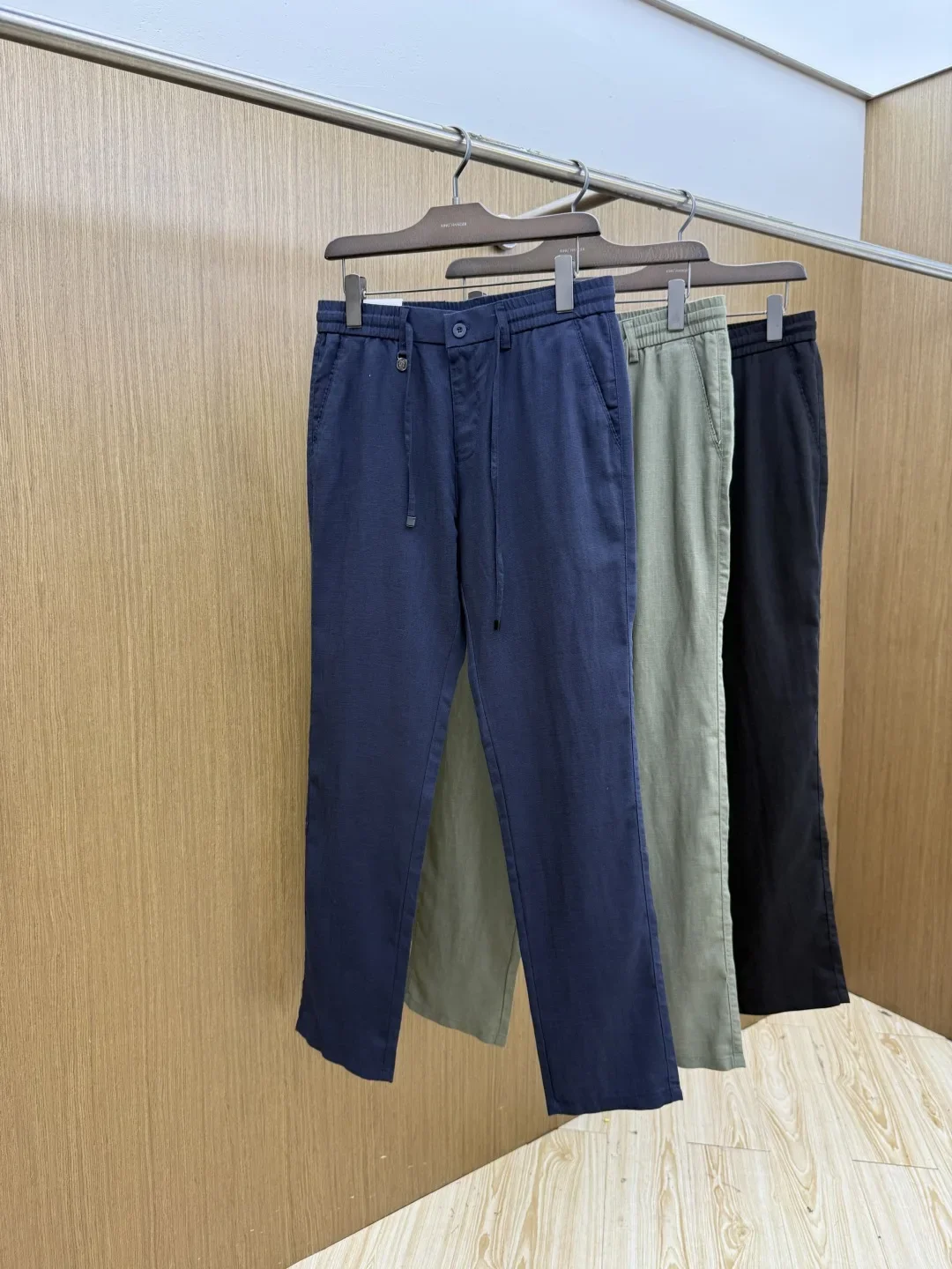 BC26 early spring new thin linen casual pants