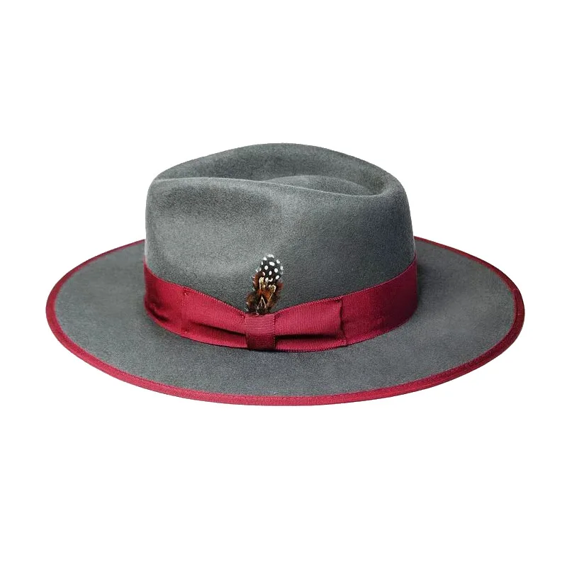 Fashionable Bow Ribbon Decorated Hat  Wool Felt Hat Wool Felt Hat