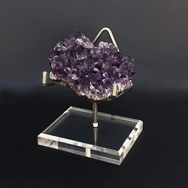 Acrylic Display Stand Mineral Crystal Ball Specimen Base Support Exhibition Hall Layout Storage Square Shape New Condition
