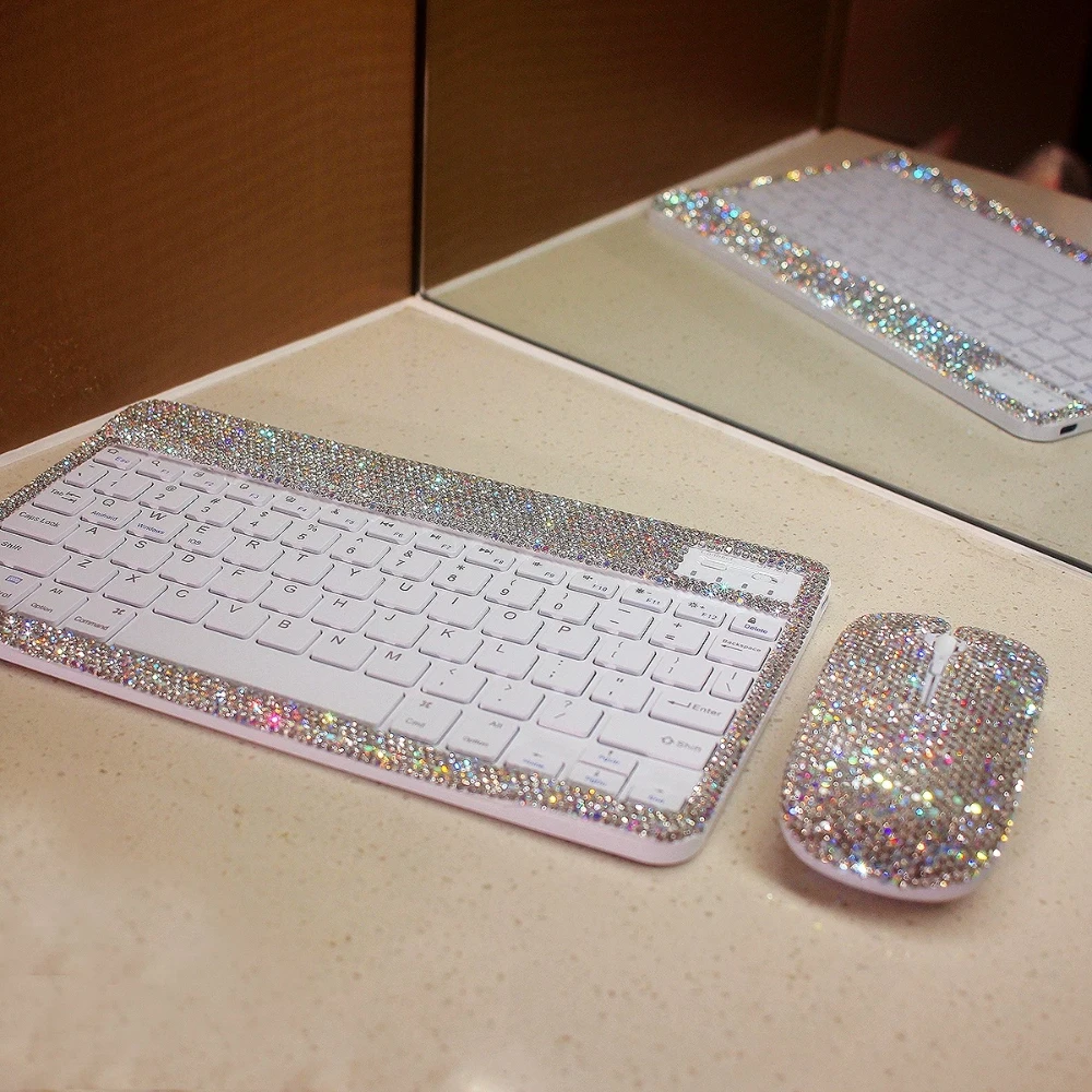 Wireless Bluetooth Keyboard Customized for IPad/laptop Static Capacitance Keyboard Mouse Set Desktop Office Mini Keyboards