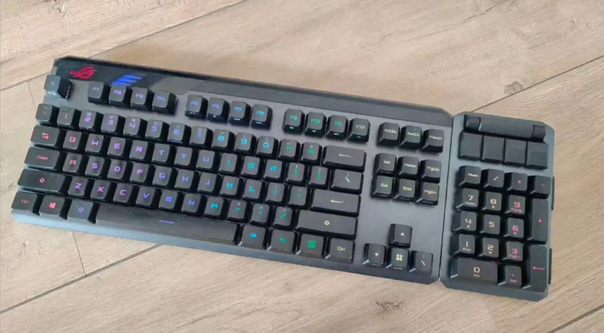 ROG Claymore 2 Wireless Number Keyboard Custom magnetic Hot-swap RGB Dragon Knight 2nd Keyboard Accessories ABS/PBT Keycaps