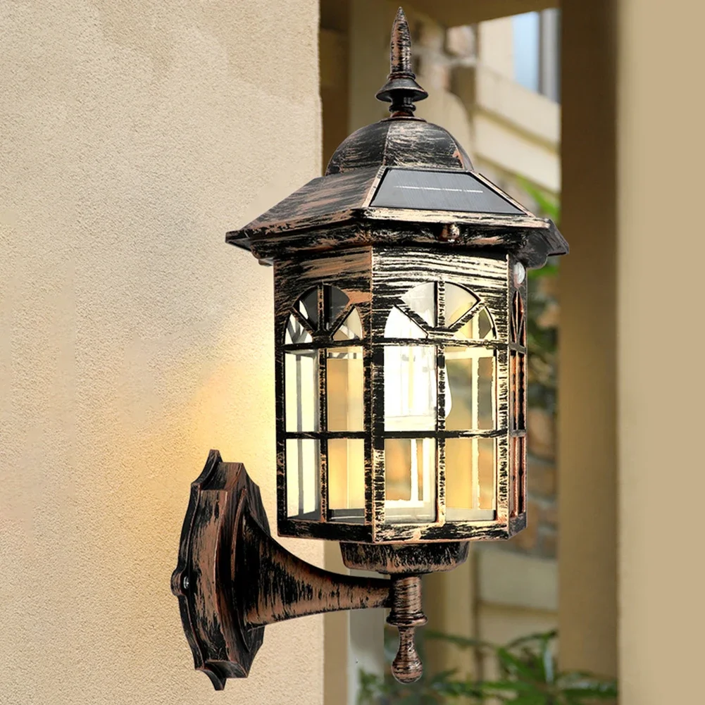 Solar Flame Hanging Lantern IP65 Waterproof Outdoor 3 Modes