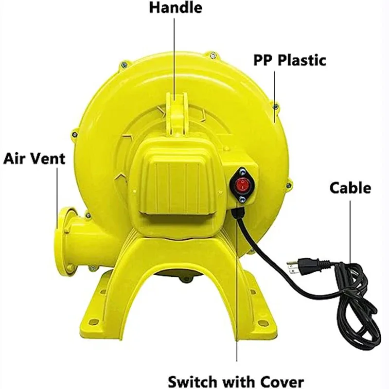 370/680/950W EU/US/UK plug for bounce house Inflatable slide inflatable tent CE/UL High Power Air Blower for Large Inflatables