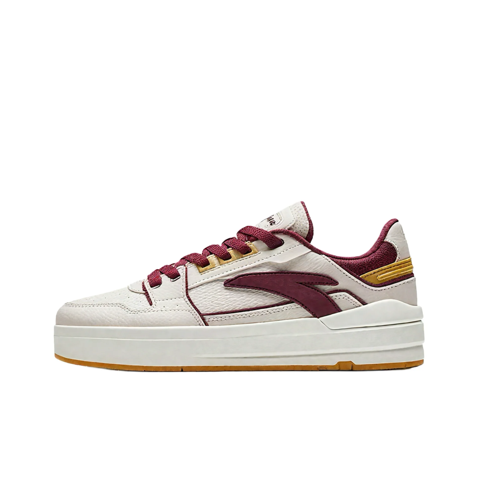 Anta Street Lite Slip Resistant, Abrasion Resistant, Height Increasing Low top Skateboard Shoes Women's 122438071R-2