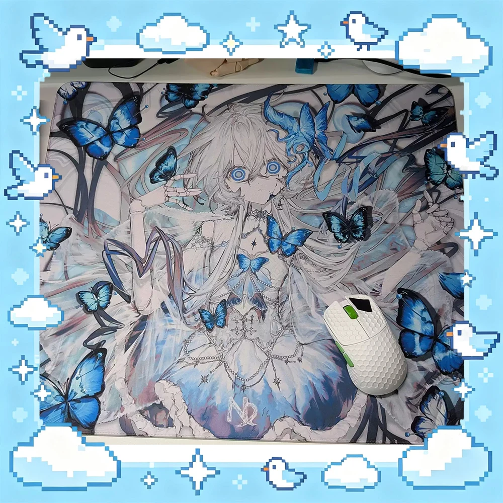 PANPAD Nemvira Glass Mousepad Original Full Coverage Primer Mouse Pad for Esports Gaming PORON Primer Mousepads Gifts