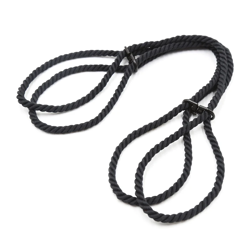 Nylon Bdsm Bondage Rope Adjustable Sex Handcuffs Sexy Ankle Cuff Adult Sex Toys for Womans Fetish Slave Bondage Gear