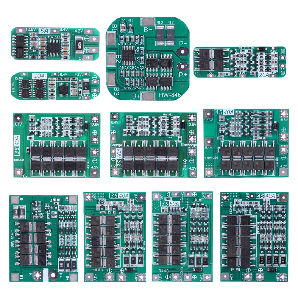 Li-ion  Charger Protection Board 18650 BMS Li-ion  Charger Module for Drill Motor