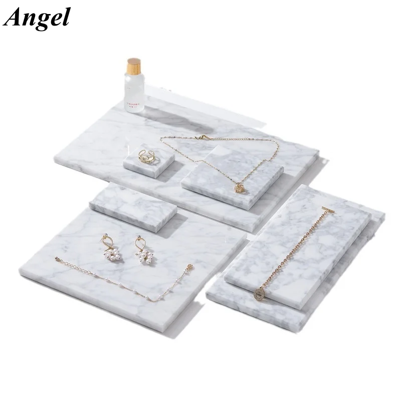 Nordic marble jewelry dish ring dish Jewelry display trays jewelry earrings ring display trays decorative Bathroom marble tray