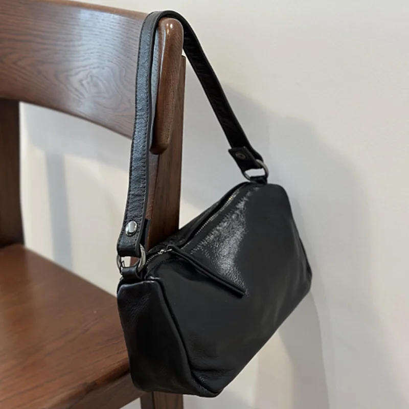Original Leather Woman Messenger Bag Fashion Men's Shoulder Bags Genuine Leather Casual Boys Crossbody Bags Male Bag