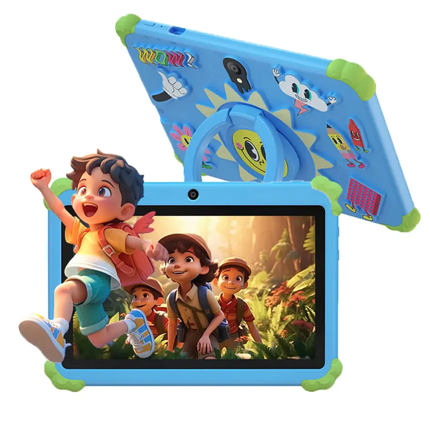 7.0-inch children's tablet Android 13,4GB+64GB, sunflower plastic back shell tablet, parental control 4000mAh battery