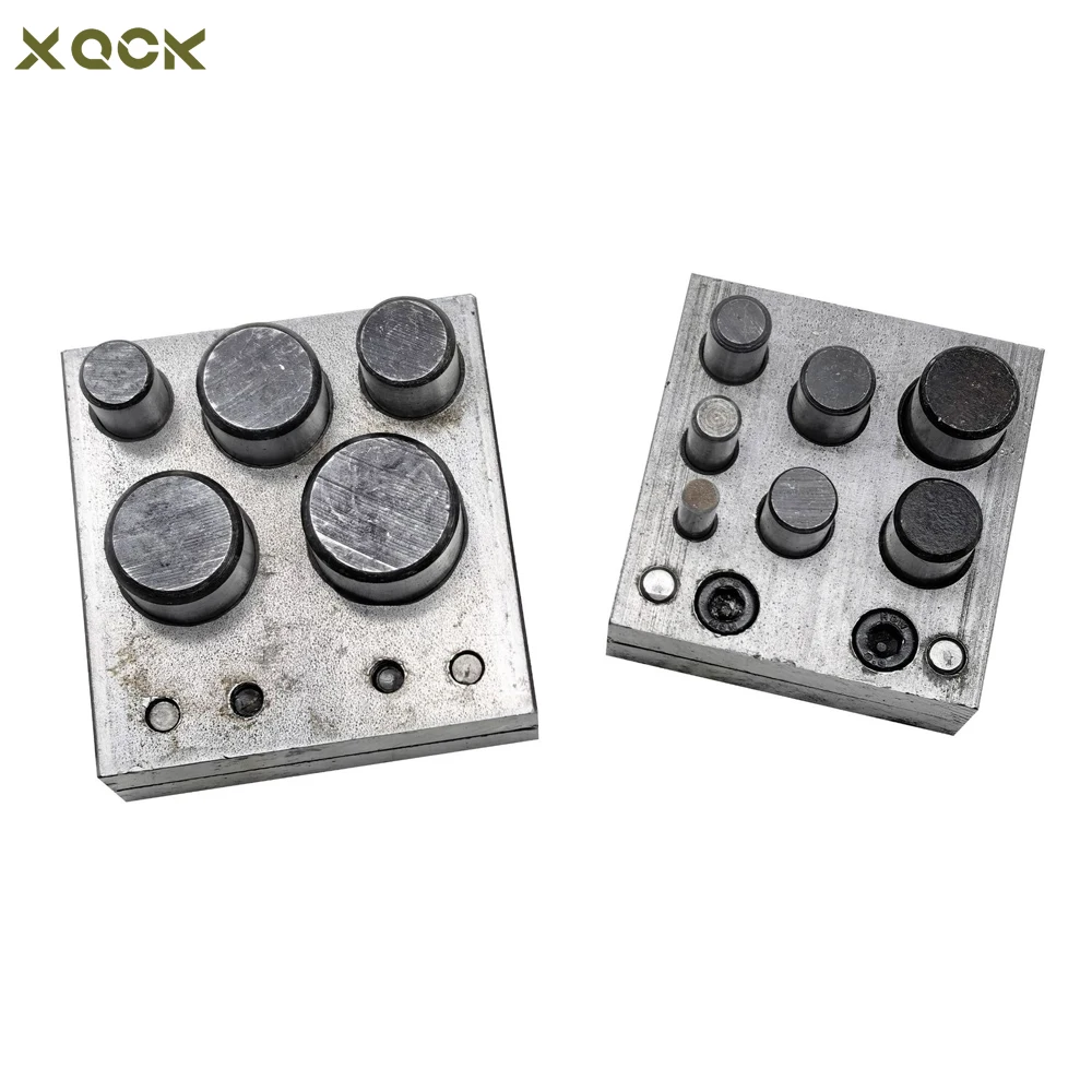 Round Metal Stamp Punch Set for Jewellery Making Embossing DIY Craft Steel Assorted Size Disc Cutter Professional Jewelry Tools