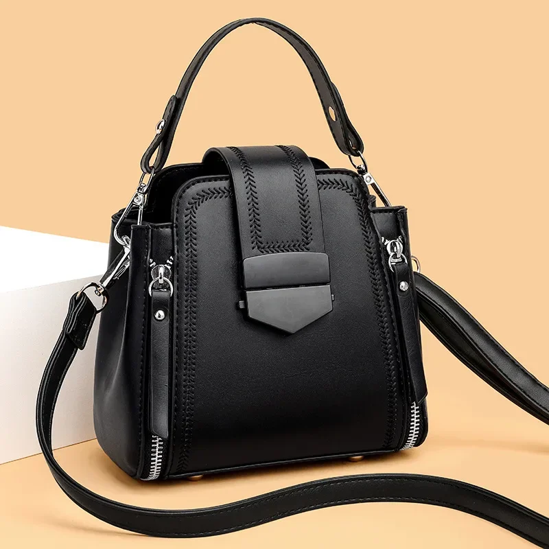 Shoulder Bag for Women Leather Women's Handbags Fashion Large Capacity Casual Handbag Single Shoulder Crossbody Bag